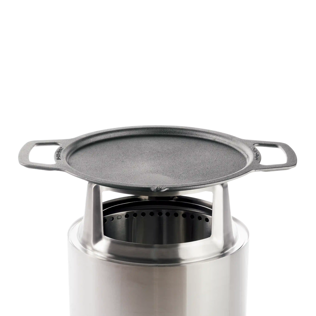 15" Fire Pit Cast Iron Griddle Top + Hub