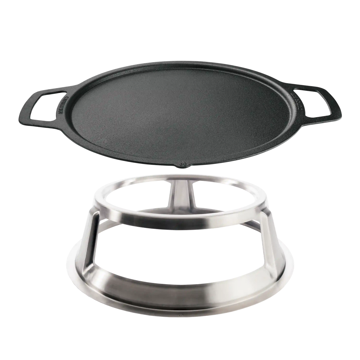 27" Fire Pit Cast Iron Griddle Top + Hub